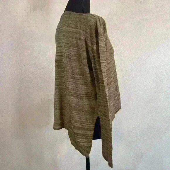 Zara Knit tapered long sleeve brown tan Women size Medium - Picture 3 of 6